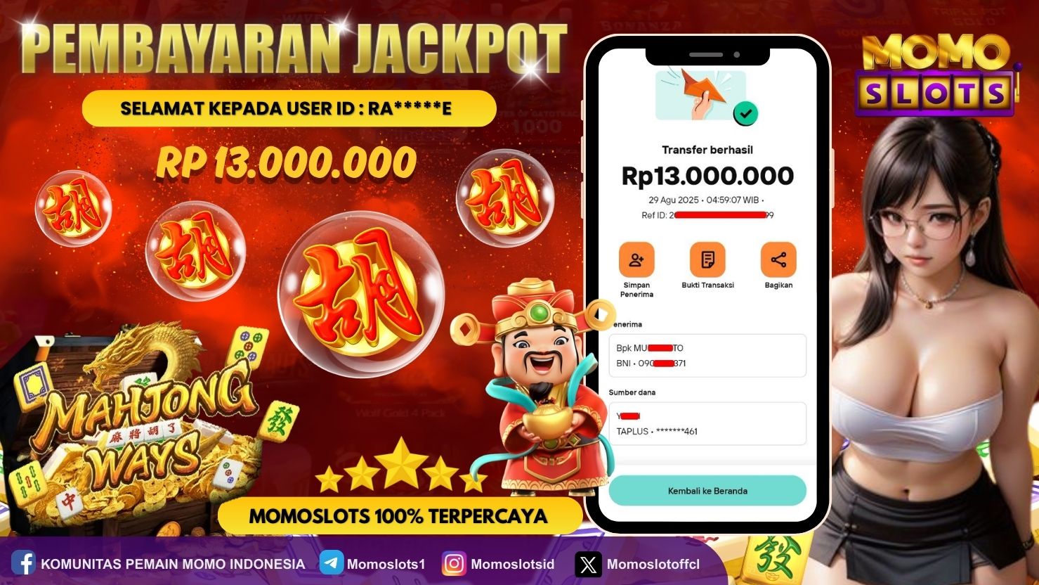 MOMOSLOTS JACKPOT SLOT MAHJONG WAYS